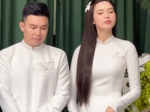 Cận cảnh lễ ăn hỏi của hoa hậu Đỗ Thị Hà và doanh nhân Nguyễn Viết Vương