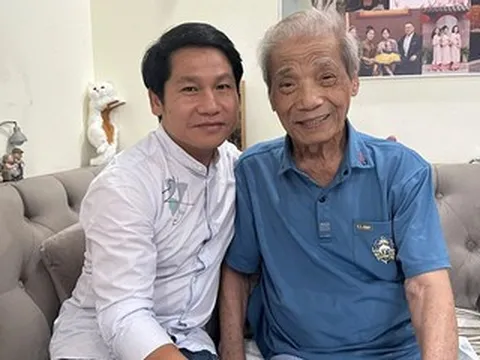 Trọng Tấn đến thăm NSND Trần Hiếu, vợ NSND Tự Long trẻ đẹp không ngờ