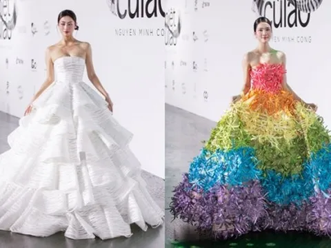 NTK Nguyễn Minh Công 'bê' bánh tráng rế, mứt dừa, bánh khọt... lên sàn diễn thời trang