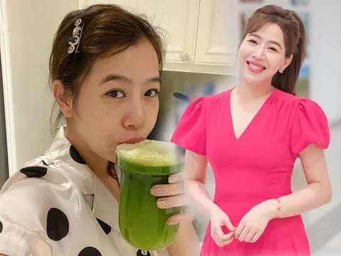Nước ép xanh ai uống cũng nhăn mặt giúp da đẹp mịn màng được MC "giàu ngầm" của VTV ưa chuộng gần 10 năm