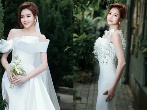 Hoa hậu Sella Trương khoe vẻ đẹp quyến rũ với váy cưới