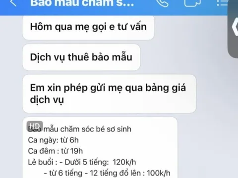Xôn xao lan truyền bảng lương giúp việc chăm trẻ, dân tình: Đố ông chồng nào dám nói "Có mỗi việc ở nhà chăm con..."