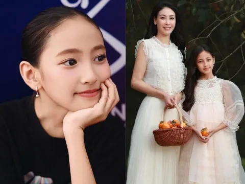 Con gái duy nhất hưởng “gen Hoa hậu” của Hà Kiều Anh: dậy thì vóc dáng như thiếu nữ, mặt thanh tú, mũi cao, cằm V-line