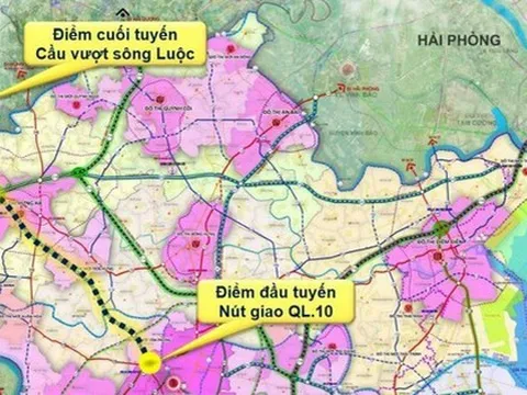 Hưng Yên khởi công tuyến đường đặt biệt quan trọng gần 5.000 tỷ đồng, đi qua 7 xã, phường kết nối phường Thái Bình với Phố Hiến