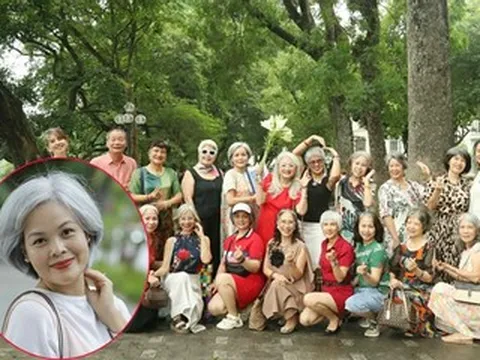 Chuyện thú vị phía sau loạt ảnh chị em trung niên tự tin khoe mái tóc bạc trắng