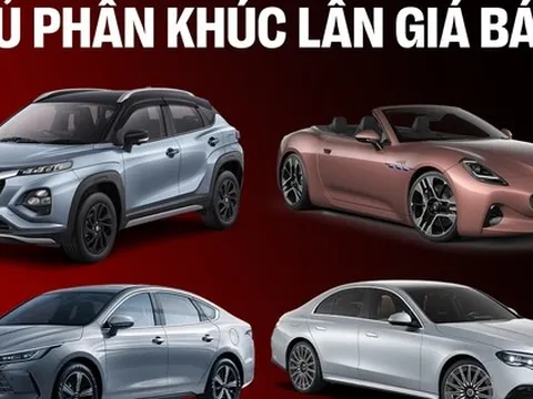 8 xe ra mắt Việt Nam tháng 10/2025: Rẻ nhất 520 triệu đồng, đắt nhất hơn 13 tỷ đồng, từ sedan đến SUV, đủ động cơ xăng điện và hybrid