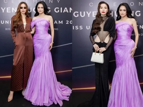 Hồ Ngọc Hà, Kỳ Duyên tiễn Hương Giang lên đường dự thi Miss Universe 2025