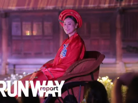 Phương Oanh bế bụng bầu diễn thời trang, Shark Bình đến cổ vũ