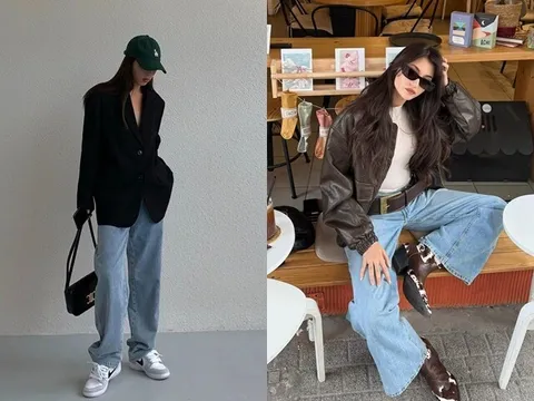 5 kiểu áo khoác thu đông “hợp cạ” hoàn hảo với quần ống rộng khiến ai nhìn cũng phải khen sành điệu