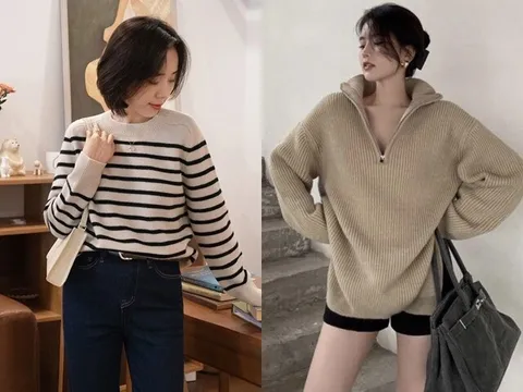 Top 8 mẫu áo len “làm mưa làm gió” mùa thu đông 2025: Ấm áp, sang xịn và cực dễ mix đồ
