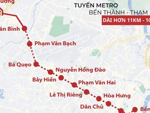 Chỉ hơn 2 tháng nữa, siêu dự án metro 47.900 tỷ đồng dài 11 km kết nối trung tâm TP.HCM với cửa ngõ Tây Bắc sẽ khởi công