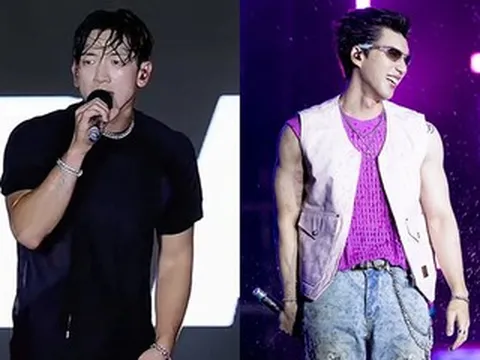 Ngôi sao Bi Rain khoe cơ bụng 6 múi cùng HIEUTHUHAI gây sốt hàng nghìn khán giả