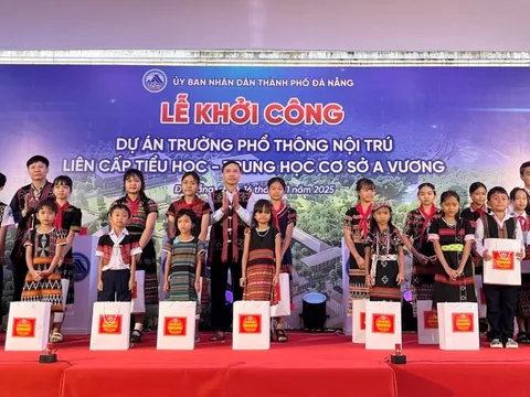 Đà Nẵng đồng loạt khởi công xây dựng trường nội trú liên cấp tại 5 xã biên giới