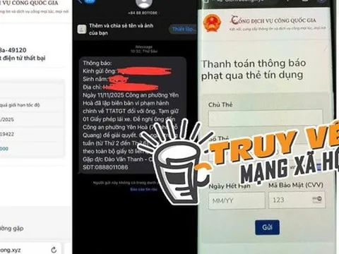 Cộng đồng mạng xôn xao tin nhắn phạt nguội nộp gấp của CSGT