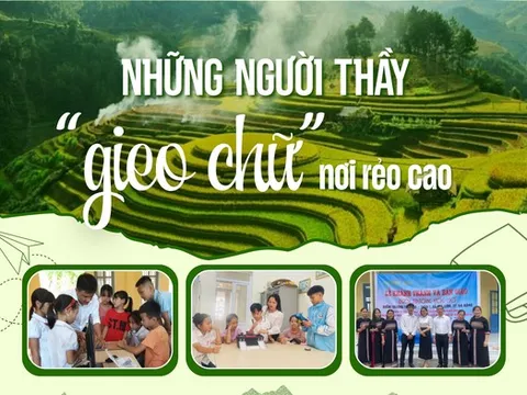 Những người thầy “gieo chữ” nơi rẻo cao