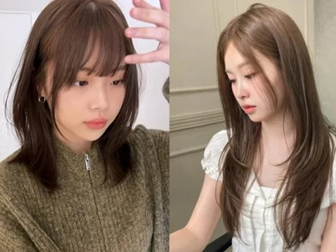 Tóc màu nâu cà phê, nâu sữa 'thống trị' xu hướng mùa lạnh