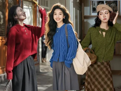 Không phải đen trắng hay xám, đây là 5 màu áo len đẹp nên sắm mùa Thu Đông, vừa trẻ trung lại không kén da