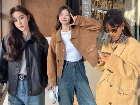 6 màu áo khoác xứng đáng mua lại nhiều lần, tôn da trắng sáng, phối với quần hay váy đều đẹp miễn chê