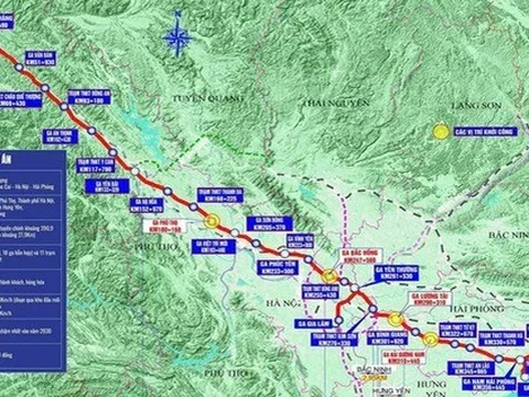 Việt Nam đẩy nhanh nối ray, xây cầu đường sắt qua biên giới cho tuyến đường sắt hơn 200.000 tỷ đồng, dài 390km đi qua 6 tỉnh, thành