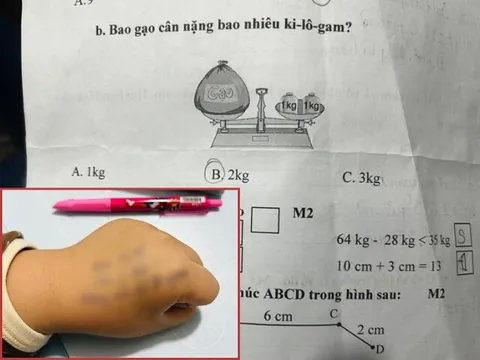 MXH xôn xao bức hình mẹ Thái Nguyên chuẩn bị “phao” chép tay cho con lớp 2 đi thi Toán, phụ huynh đồng loạt làm theo