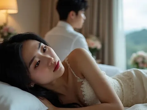 Cưới nhau được 2 tháng nhưng chồng mãi vẫn không đụng vào người vợ, thấy tờ giấy giấu dưới gối tôi chết lặng