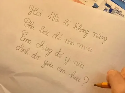 Bài thơ 'về thời tiết' của học sinh lớp 2 gây sốt