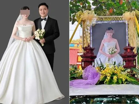 Chú rể Thanh Hóa dùng xe hoa rước di ảnh cô dâu, kể chuyện nghẹn lòng phía sau