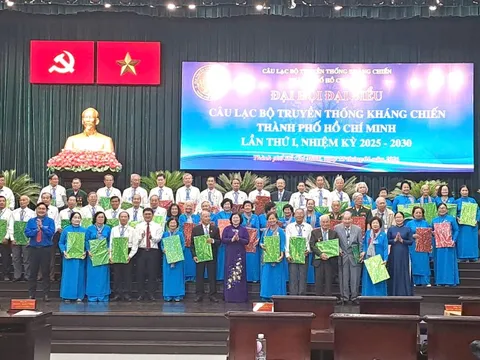 Ông Dương Quan Hà tiếp tục giữ chức Chủ nhiệm CLB Truyền thống kháng chiến TPHCM nhiệm kỳ 2025-2030