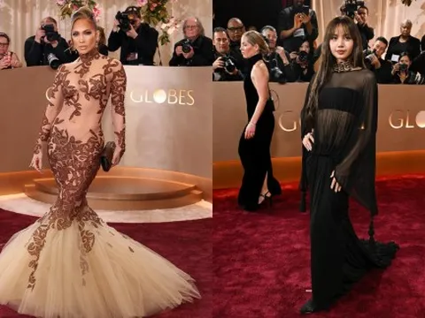 Jennifer Lopez, Lisa tỏa sáng trên thảm đỏ Quả cầu vàng 2026