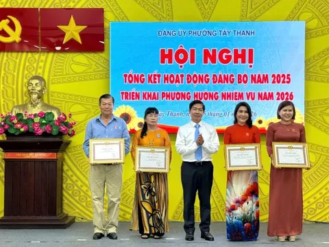 Phường Tây Thạnh, TPHCM: Thu ngân sách đạt 25,837 tỉ đồng