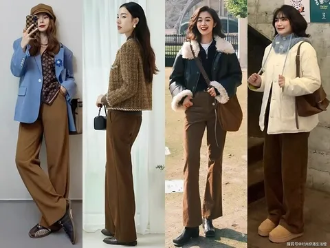 Không phải đen hay trắng, đây mới là màu quần "thống trị" mùa đông này, mặc lên vừa sang vừa trendy