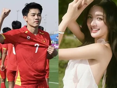 Á hậu xinh như búp bê được fan 'đẩy thuyền' yêu cầu thủ Đình Bắc là ai?