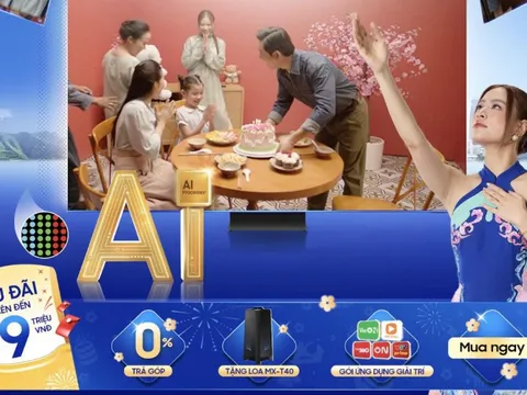 Mua combo AI TV, nhận quà Tết lớn từ Samsung