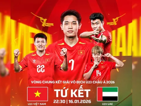 Cách xem U23 Việt Nam vs U23 UAE