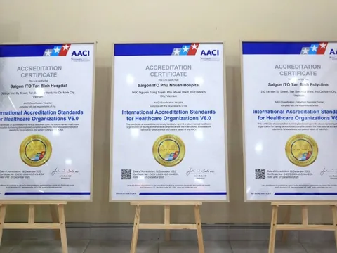 TPHCM: Thêm 3 cơ sở y tế đạt chuẩn quốc tế kiểm định chăm sóc sức khỏe