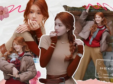 Học từ Triệu Lộ Tư cách để tóc màu nâu cam đẹp như mộng, giúp chị em trẻ lại 10 tuổi, để mặt mộc vẫn xinh