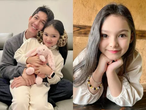 Diện mạo con gái lai Tây ít người biết của Song Luân: xinh như Hoa hậu, mắt to, da trắng sáng cuốn hút