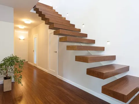 Các mẫu cầu thang gỗ đẹp cho nhà phố