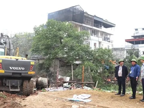 Hoàng Mai: Cưỡng chế, thu hồi đất để xây dựng tuyến đường nối Khu đô thị Đồng Tàu - Giải Phóng
