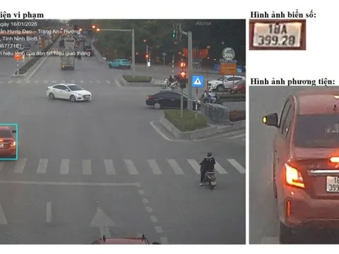 Camera AI phát hiện 416 phương tiện vi phạm tại Ninh Bình chỉ trong một tuần