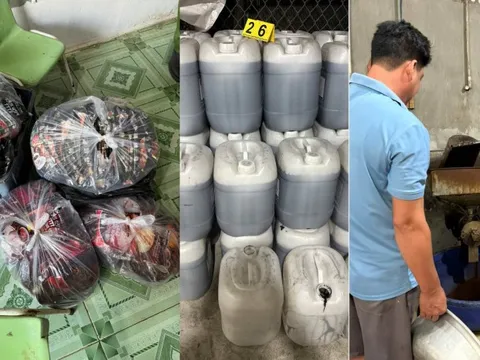 Phanh phui 10 tấn “cà phê” không hề có caffein tuồn ra thị trường: Thu giữ gần 30 tấn nguyên liệu, 600kg chất tạo ngọt