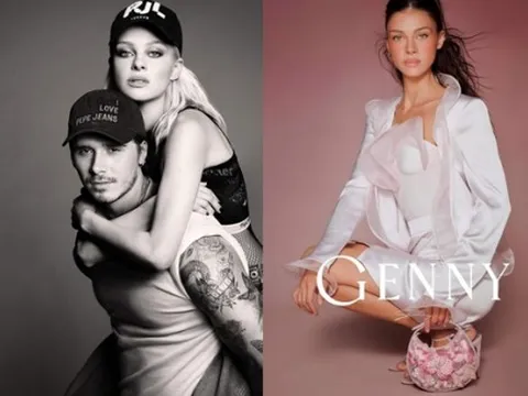 Giữa ồn ào mâu thuẫn gia đình, Nicola Peltz Beckham làm gương mặt đại diện cho thương hiệu Ý