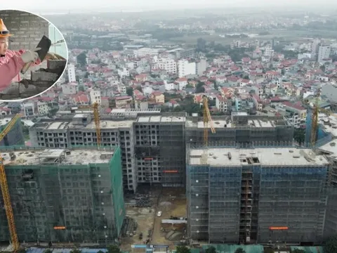 Công nhân vẫn bám công trường NƠXH từng 'nóng' chuyện dân xếp hàng xuyên đêm nộp hồ sơ