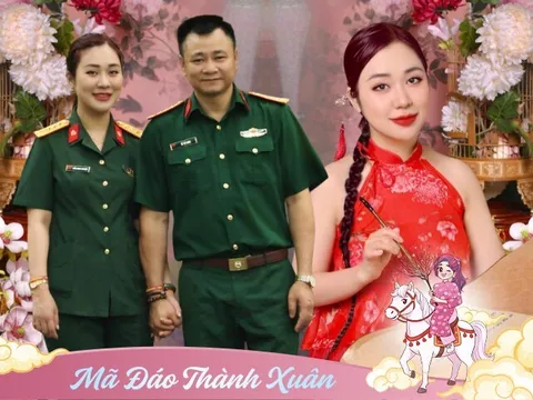 Nữ Thiếu tá đứng sau thành công của Giám đốc Nhà hát chèo Tự Long: "Ngày Tết, anh Long nấu món vợ thích, giành chơi với...