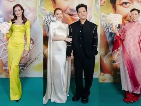 Nhã Phương khoe dáng thon bên Trường Giang, đọ sắc cùng dàn người mẫu