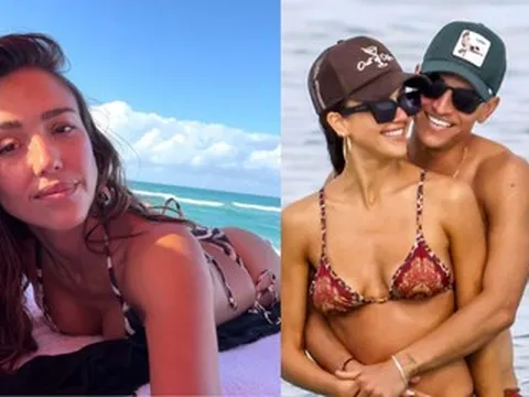 Diễn viên 'Thiên thần bóng tối' khoe dáng quyến rũ tuổi 45 bên bạn trai kém 11 tuổi