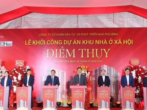Thái Nguyên khởi công 2 dự án nhà ở xã hội với gần 1.600 căn hộ