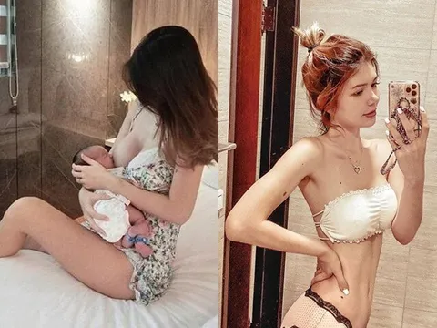 Hot girl 4 năm liền cởi áo lộ "bầu ngực silicon" đẫy đà bên con, phản ứng của đứa trẻ năm thứ 5 khiến mẹ đỏ mặt