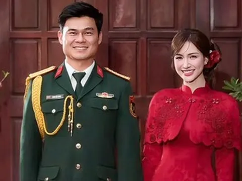 Ca sĩ Hòa Minzy công khai bạn trai là quân nhân?