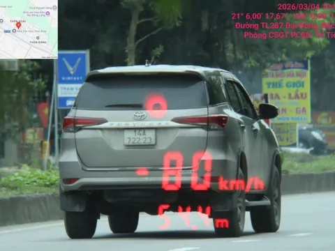 882 chủ xe máy, ô tô trong danh sách sau khẩn trương liên hệ, nộp phạt nguội theo Nghị định 168